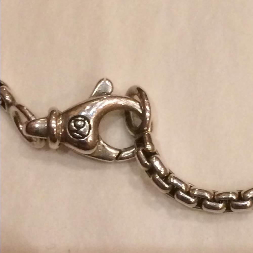 david yurman oval pave diamond necklace - Picture 4 of 8